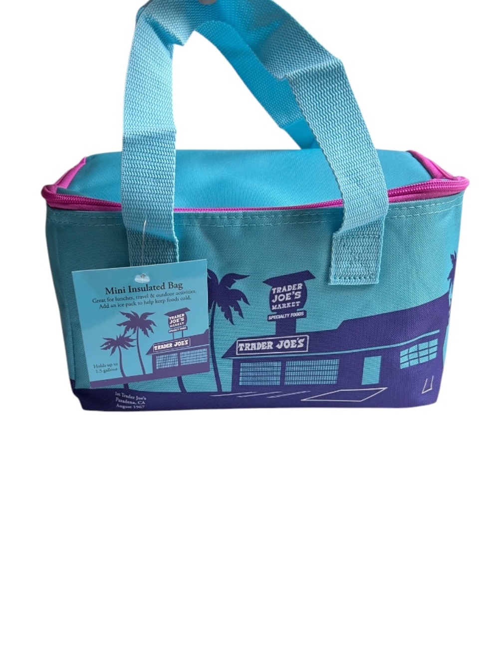 NWT Trader Joe's Mini Insulated Tote Bag NEW